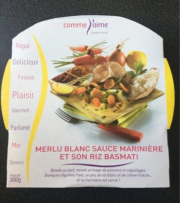 Merlu blanc sauce Marinière et son riz basmati - 50415298
