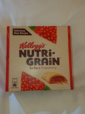 Kelloggs Nutrigrain Strawberry 6 Pack - 5050083542787