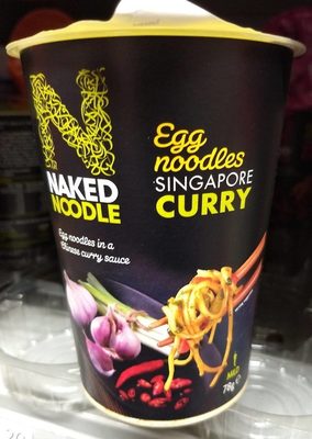 Egg noodles Singapore curry - 5050665022584