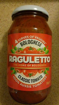 Raguletto Bolognese classic tomato - 5050665024861