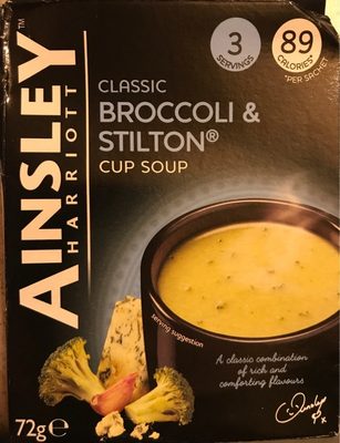 Brocoli and stilton cup soup - 5050665028371