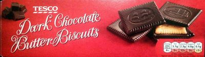 Dark chocolate butter biscuits - 5051277445525