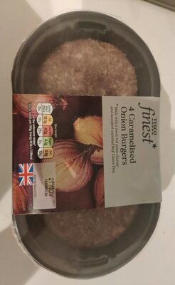 4 caramelised onion burgers - 5051277795347