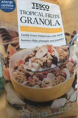 TROPICAL FRUITS GRANOLA - 5051399536071