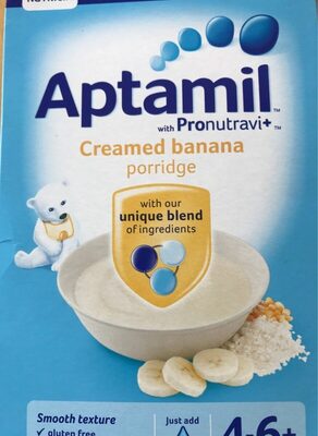 Aptamil 6Mth+ Creamed Banana Porridge 125G - 5051594002586