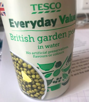 British garden peas in water - 5051622056017