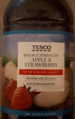 Double strength apple & strawberry - 5051622750502