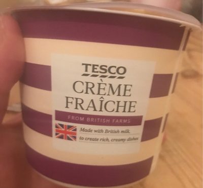 Tesco British Creme Fraiche 300ML - 5051622920479