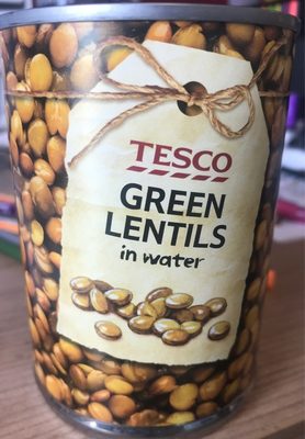 Tesco Green Lentils In Water 390G - 5051790270581