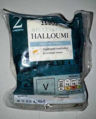 Halloumi TESCO 30% less fat - 5051790381133