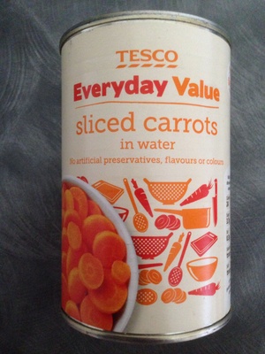 Sliced Carrots - 5051790819513