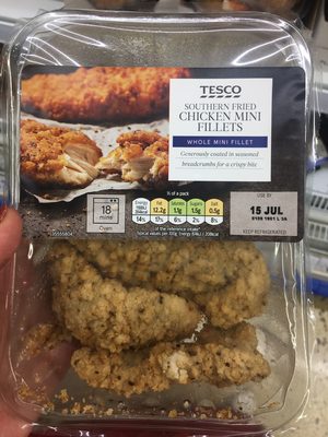 Southern fried chicken mini filets - 5051898684556