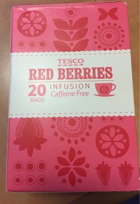 Tesco Red Berries Tea Bags 20'S 60G - 5051898696993