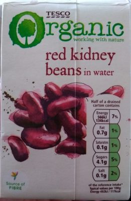 Organic Red Kidney Beans - 5052004745574