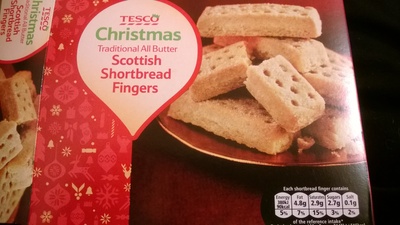 Christmas Traditional All Butter Scottish Shortbread Fingers - 5052109810597