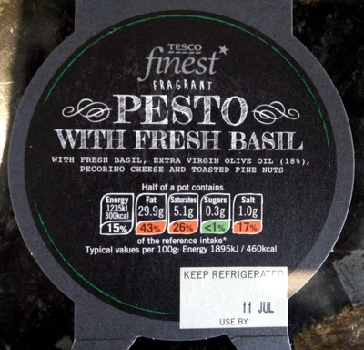 Pesto with Fresh Basil - 5052319098280