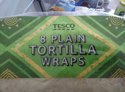 8 plain tortilla wraps - 5052319661156