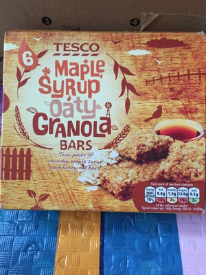 Maple syrup oaty granola bar - 5052320238354