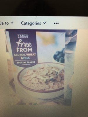 Free From gluten, Wheat, and Milk special Flakes - 5052320722716