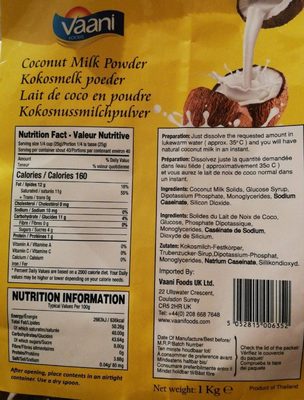 Coconut milk powder - 5052815006352