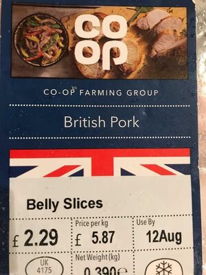 Pork slices - 5052910597021