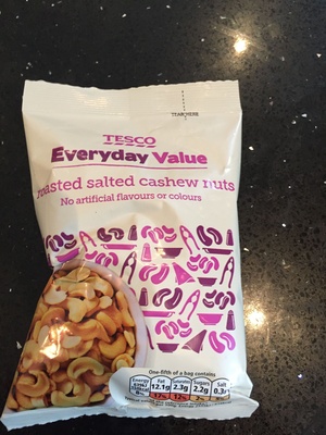 Roasted Salted Cashew Nuts - 5052910961020