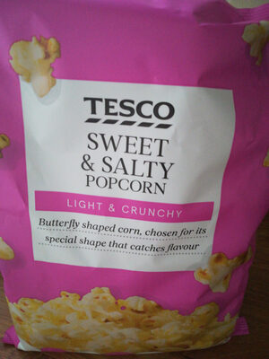 Tesco Sweet and Salted Popcorn - 5053526283131
