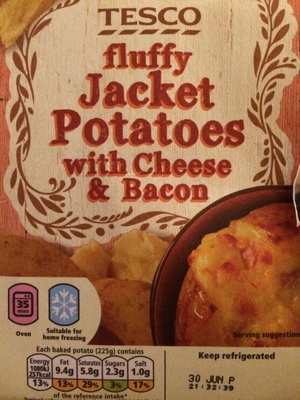 Fluffy Jacket Potatoes with Cheese and Bacon - 5053526691400