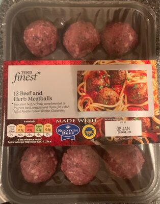 Beef and herb meatballs - 5053526774738