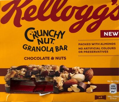 Crunchy Nut Granola Bar - Chocolate & Nuts - 5053827206488