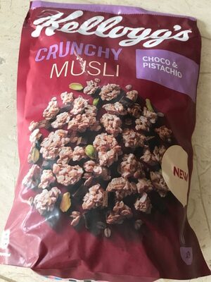 Kelloggs Crunchy Müsli Choco & Pistachio 425G - 5053827211222