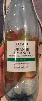 Orange and mango sparkling spring water - 5054268735131