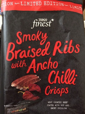 Smoky braised ribs with ancho chilli crisps - 5054402687586