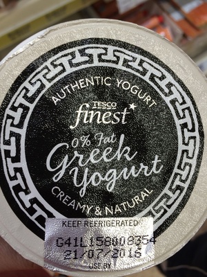 0% Fat Greek Yoghurt - 5054402745989