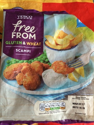 Free From Gluten and Wheat Free Scampi - 5054775602797