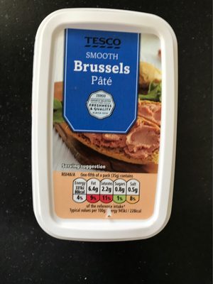 Tesco Smooth Brussels Pâté - 5054775703067