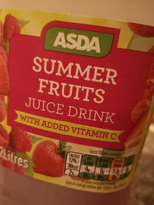 Asda Summer Fruits with added Vitamin C - 5054781543367