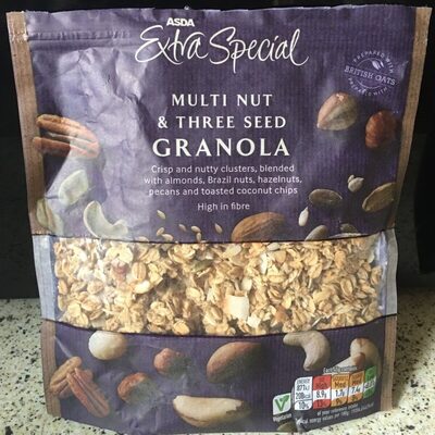 Multi nuts & three seeds granola - 5054781624622