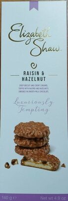 Raisin & hazelnut crisp biscuit - 5055037002935