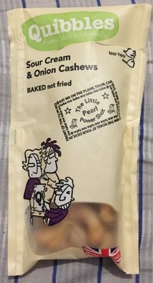 Sour cream & onion cashews - 5055457400021