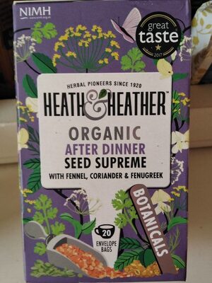Organic After Dinner Seed Supreme - 5055486007123