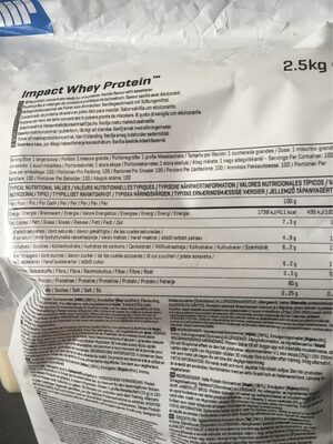 Impact Whey Protein vanille - 5055534302941