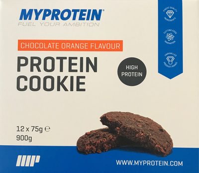 Protein Cookie, Schokolade-orange, Box, 12 X - 5055534309568