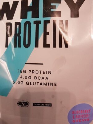 Impact Whey Protein, Blueberry and Raspberry Stevia - 5055534352977