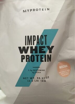 Impact whey protein MOCHA - 5055534364369
