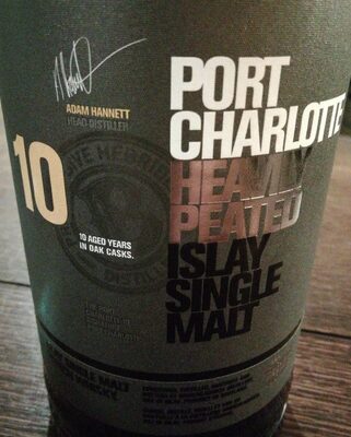 Port Charlotte Heavy Peated 10ans - 5055807409940