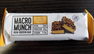 Munch Magnificent Millionaires Shortbread Flavour High Protein Bar - 5055950609990