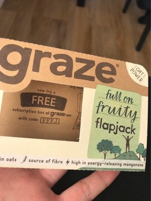 Graze Snack Box Original Fruity Flapjack - 5055958700262