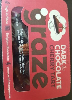 Graze Deconstructed Dark Chocolate Cherry Tart - 5055958700514