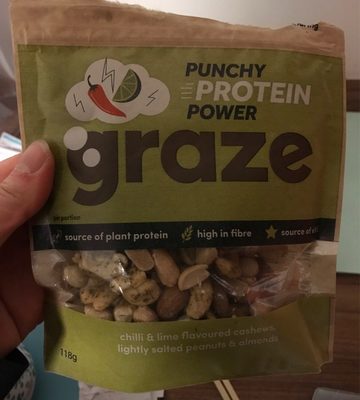 Punchy protein power Graze - 5055958700538